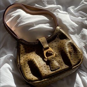 Dooney & Bourke Derby Ostrich Leather shoulder bag